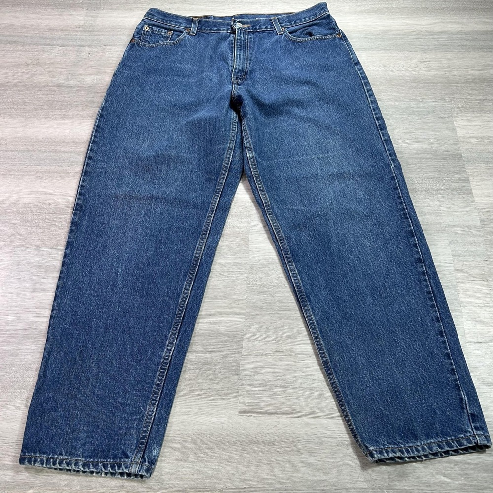 Levi's 560 Jeans Womens 16 Regular 34x30 Blue‎ Loose Fit Straight Leg Denim Y2K